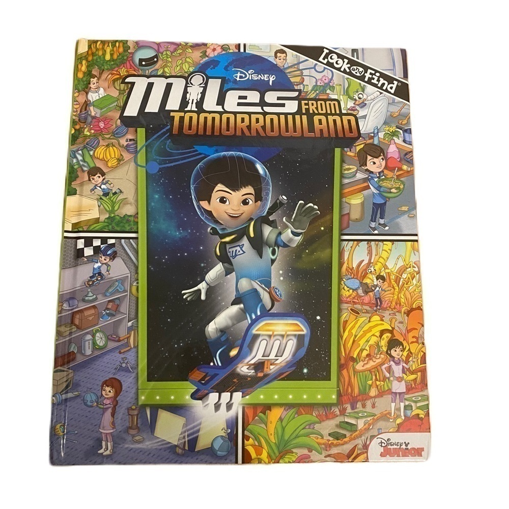 Disney Miles from Tomorrowland Hardcover Look and Find Book Kids